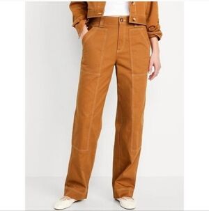 NWT old navy high rise straight utility pants